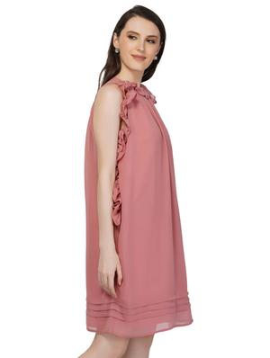 ruffle detail a-line top - 17520339 - Standard Image - 2