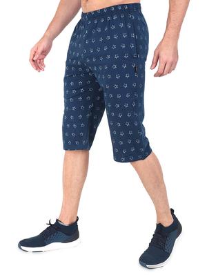 navy blue printed three - fourth - 17520460 - Standard Image - 2