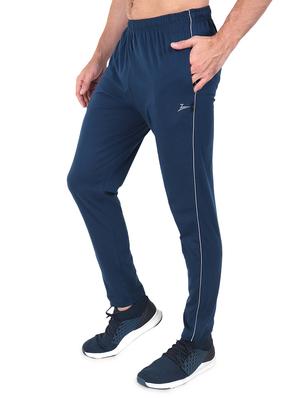 dark blue side striped full length track pant - 17520467 - Standard Image - 2