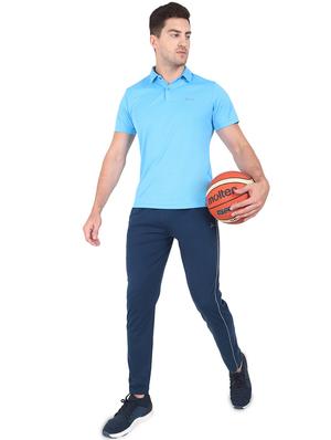 dark blue side striped full length track pant - 17520467 - Standard Image - 4