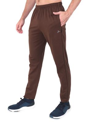 brown side striped full length track pant - 17520471 - Standard Image - 2