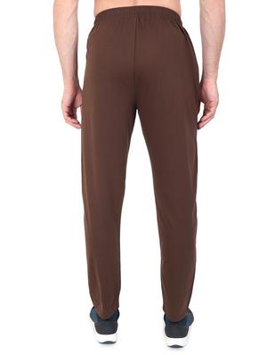 brown side striped full length track pant - 17520471 - Standard Image - 3