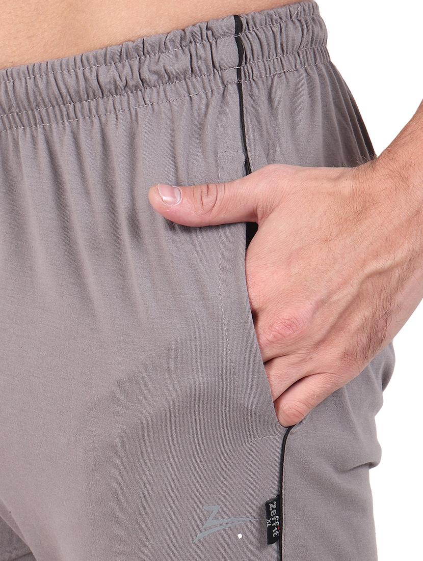 grey side striped full length track pant - 17520472 - Zoom Image - 5