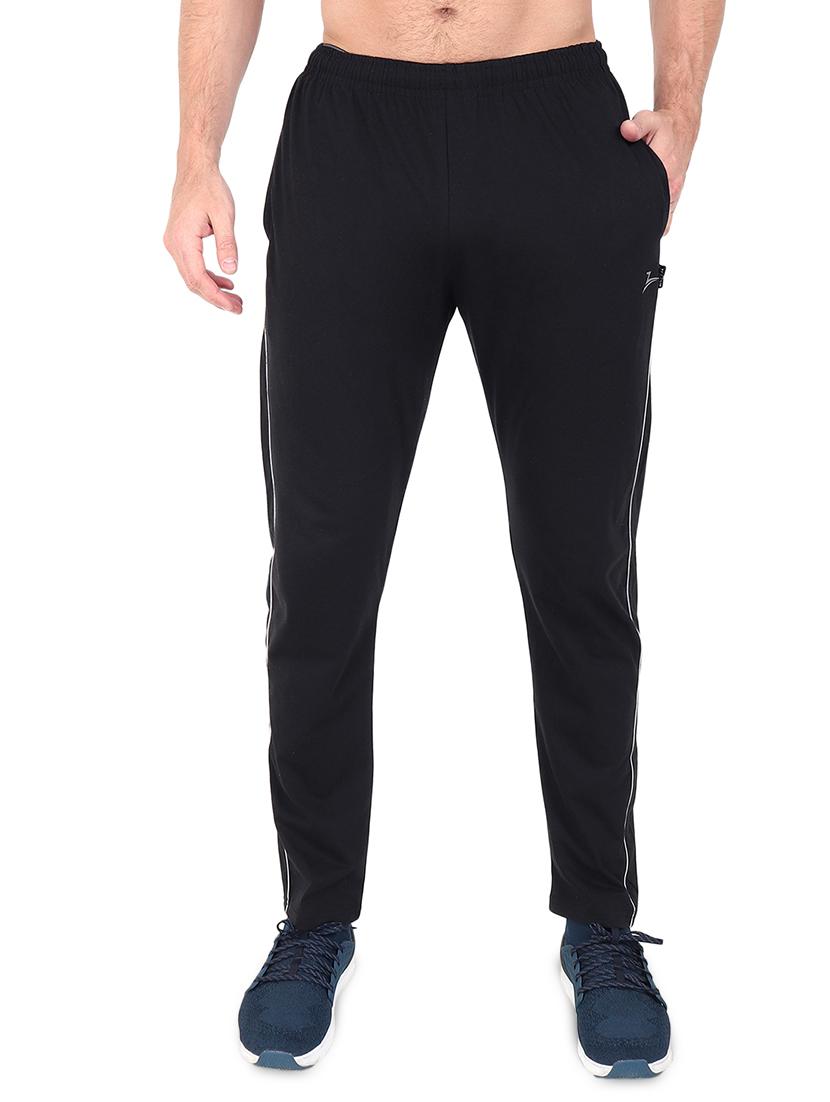 black side striped full length track pant - 17520473 - Zoom Image - 1