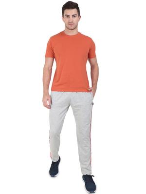grey side striped full length track pant - 17520476 - Standard Image - 4