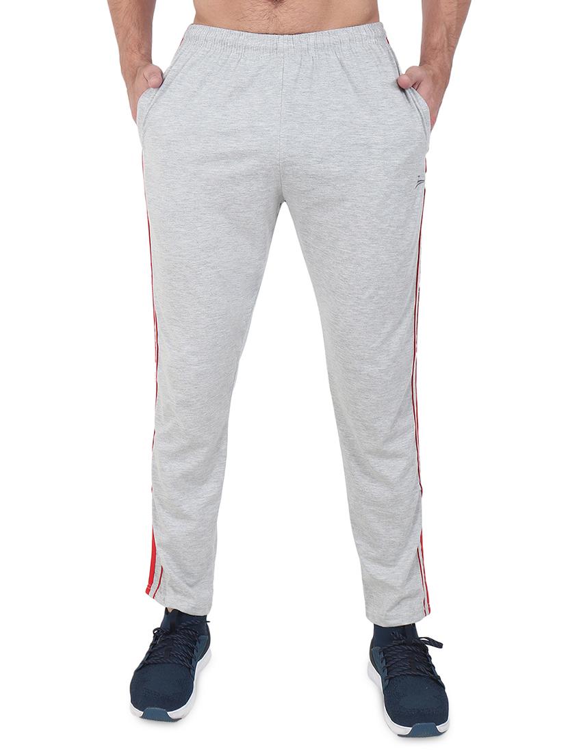 grey side striped full length track pant - 17520476 - Zoom Image - 1