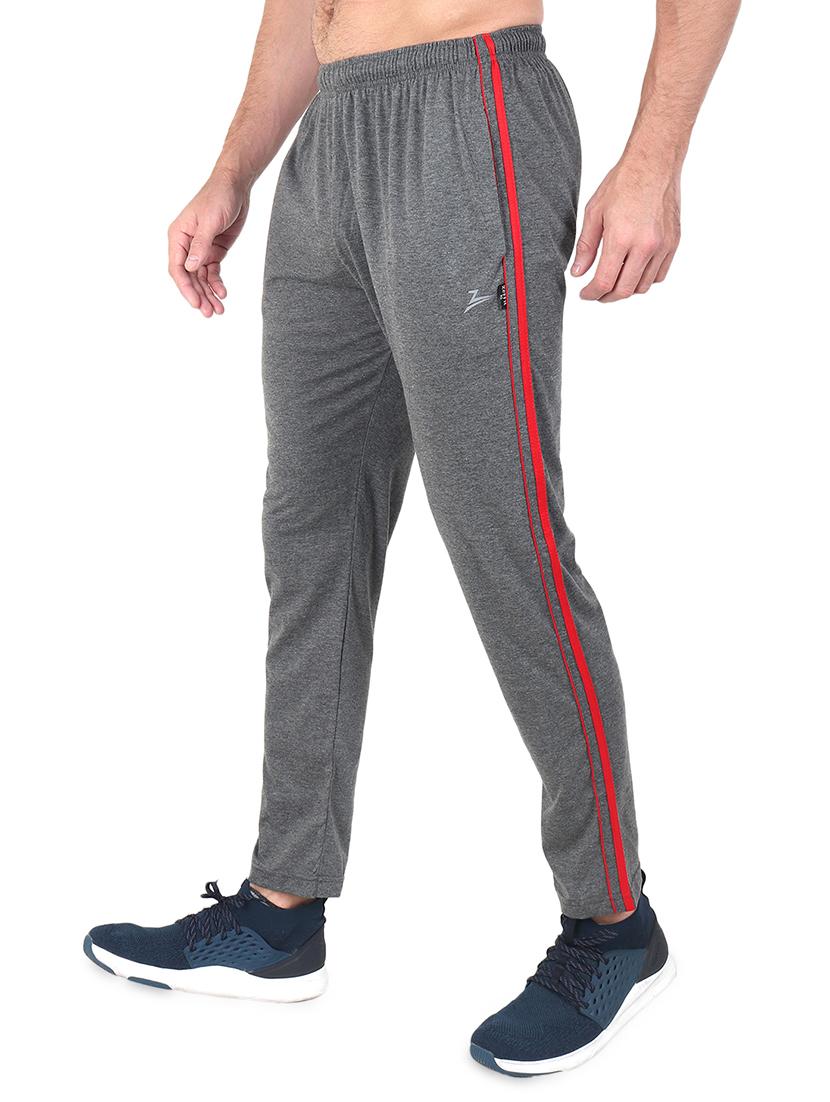 grey side striped full length track pant - 17520477 - Zoom Image - 2
