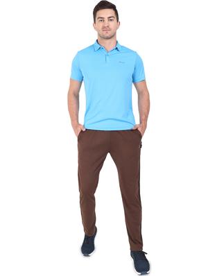 brown side striped full length track pant - 17520478 - Standard Image - 4