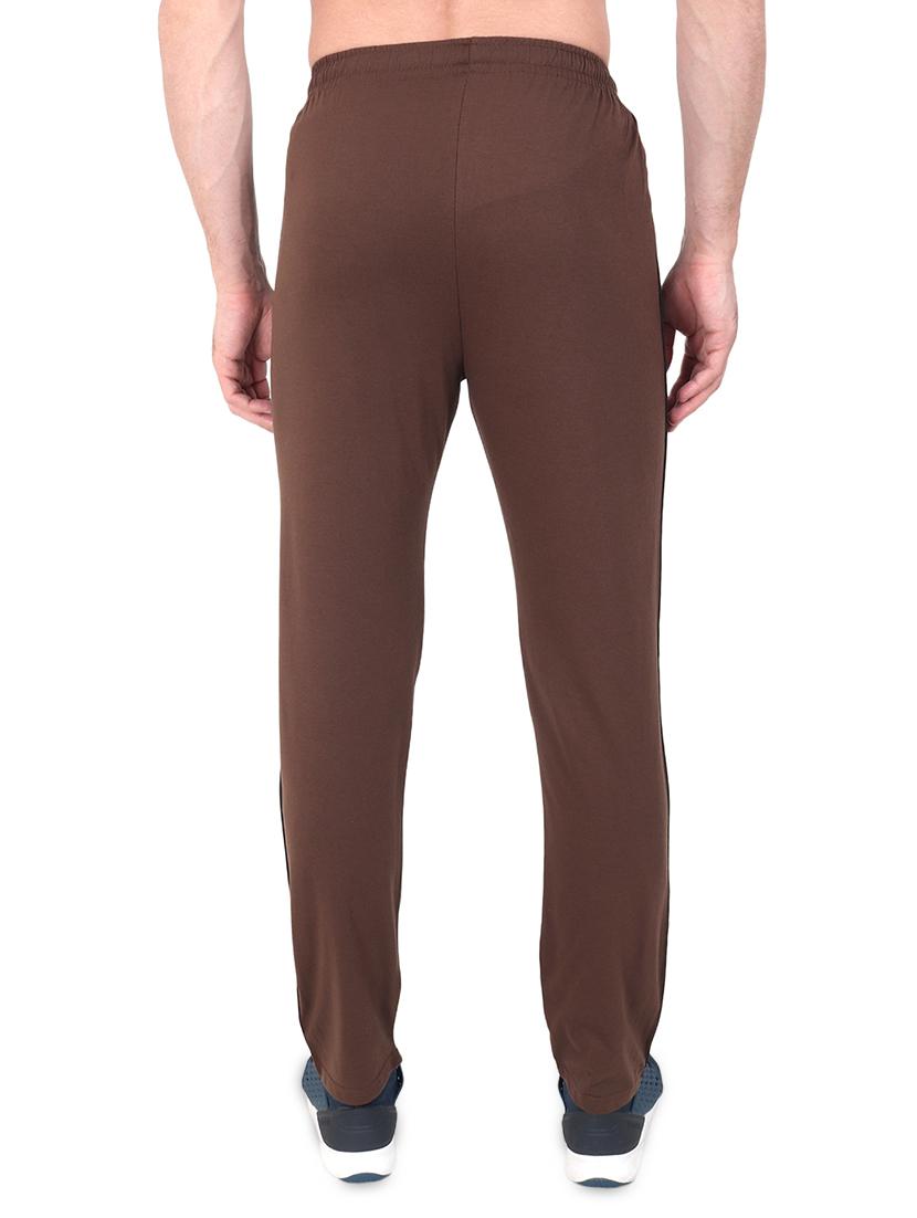 brown side striped full length track pant - 17520478 - Zoom Image - 3