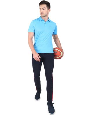 navy blue side striped full length track pant - 17520482 - Standard Image - 4