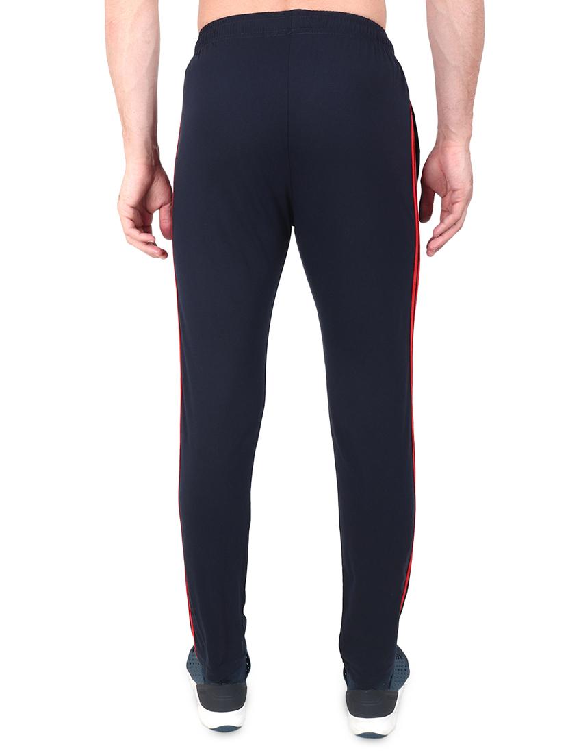 navy blue side striped full length track pant - 17520482 - Zoom Image - 3
