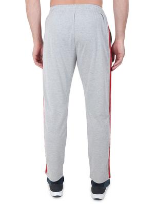 grey side striped full length track pant - 17520483 - Standard Image - 3