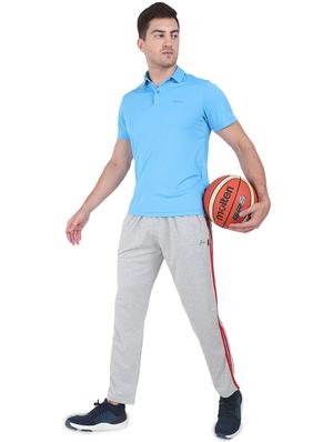 grey side striped full length track pant - 17520483 - Standard Image - 4