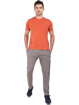 grey side striped full length track pant - 17520486 - Standard Image - 4