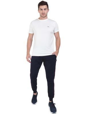 navy blue solid jogger - 17520489 - Standard Image - 4