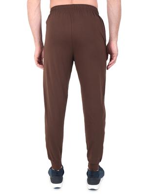 brown solid jogger - 17520492 - Standard Image - 3