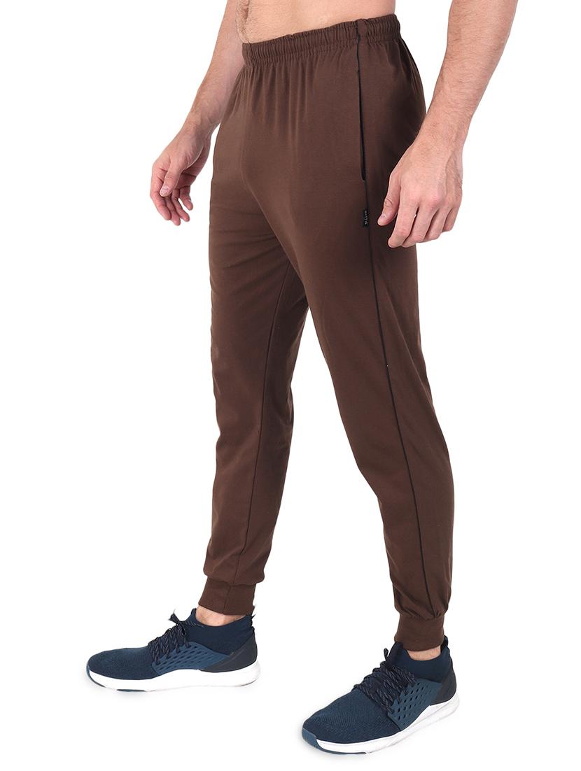 brown solid jogger - 17520492 - Zoom Image - 2