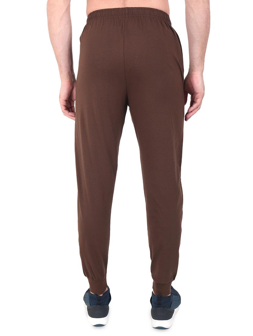 brown solid jogger - 17520492 - Zoom Image - 3