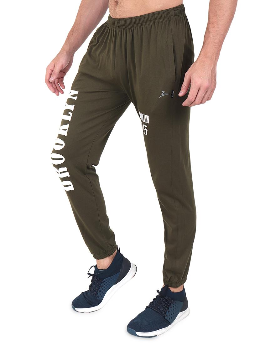 olive green printed jogger - 17520505 - Zoom Image - 2