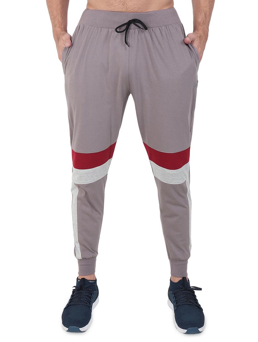 grey color block jogger - 17520516 - Zoom Image - 1