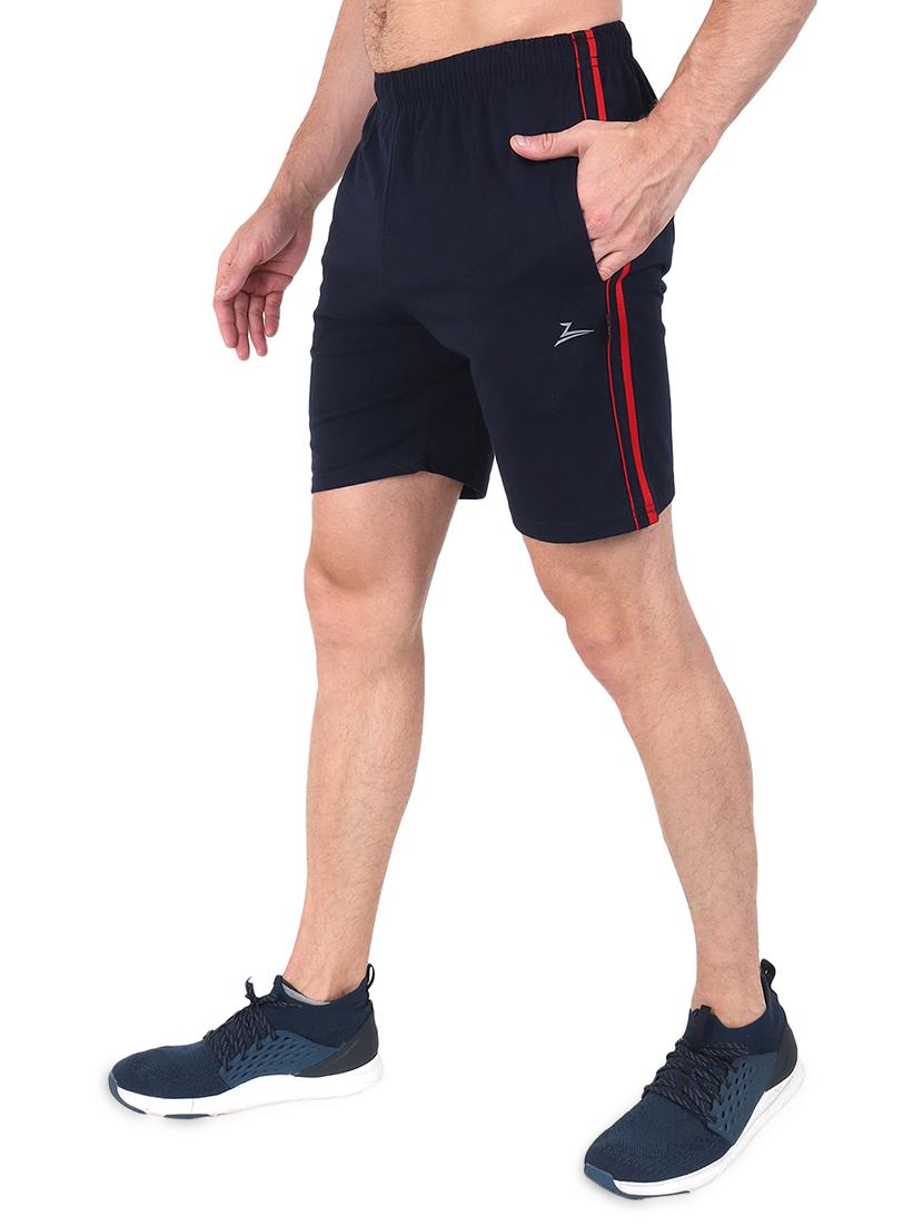 navy blue side striped shorts - 17520518 - Zoom Image - 2