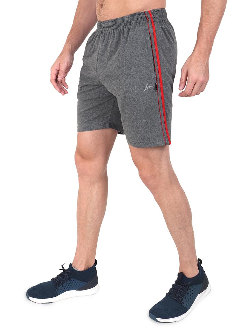 grey side striped shorts - 17520520 - Zoom Image - 2