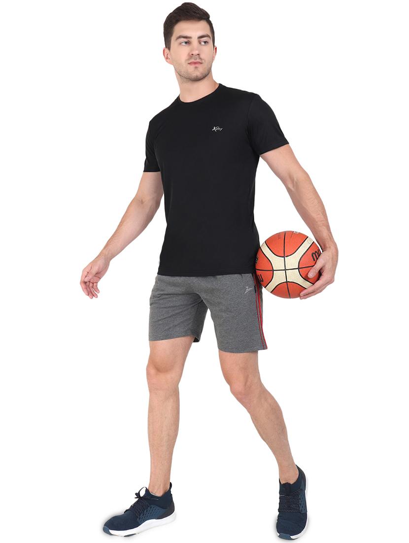 grey side striped shorts - 17520520 - Zoom Image - 4