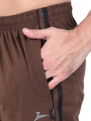 brown side striped shorts - 17520521 - Standard Image - 5