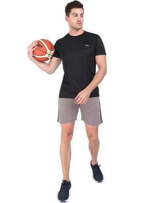 grey side striped shorts - 17520522 - Standard Image - 4