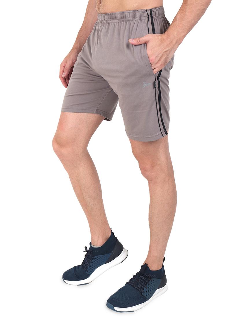 grey side striped shorts - 17520522 - Zoom Image - 2