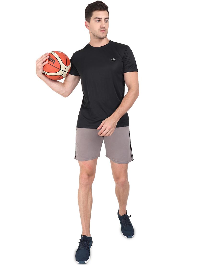 grey side striped shorts - 17520522 - Zoom Image - 4