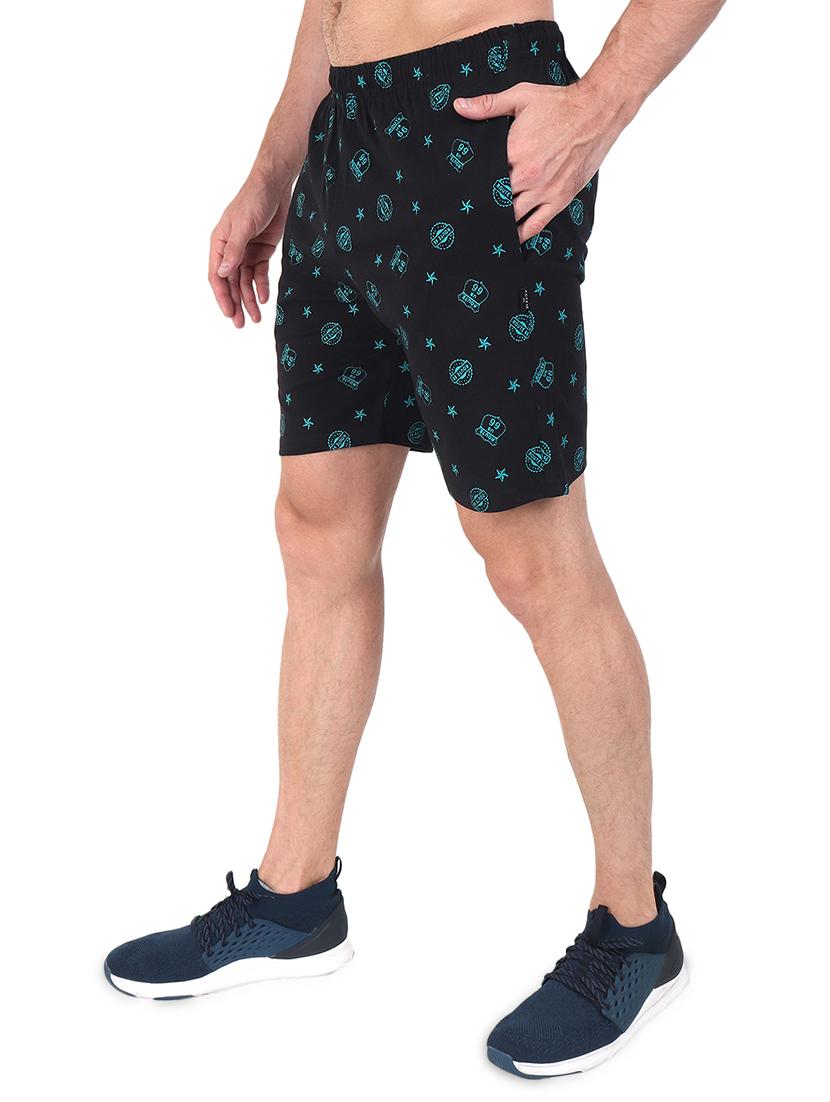 black printed short - 17520530 - Zoom Image - 2