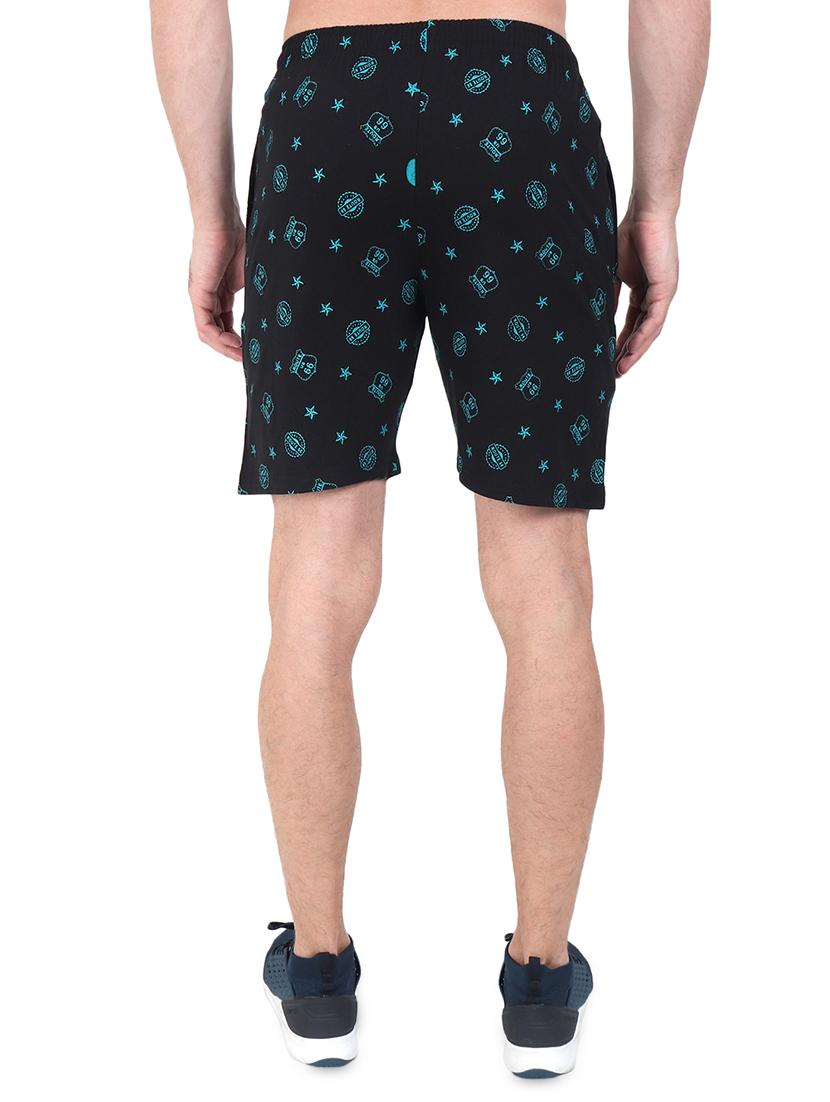 black printed short - 17520530 - Zoom Image - 3