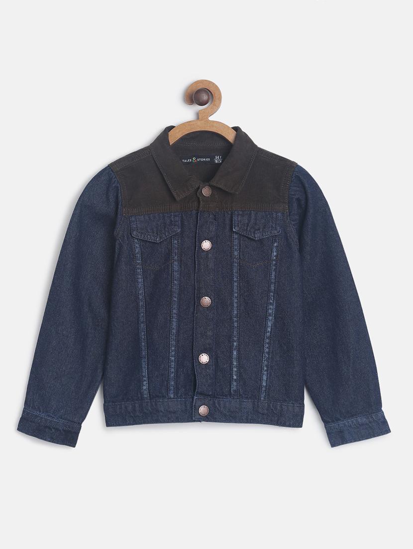 dark blue denim jacket - 17520558 - Zoom Image - 1