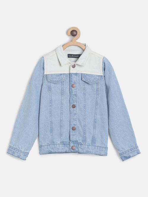 light blue denim jacket - 17520559 - Standard Image - 1