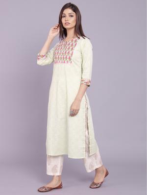 printed kurta pant set - 17520599 - Standard Image - 2