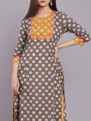 printed kurta pant set - 17520609 - Standard Image - 5