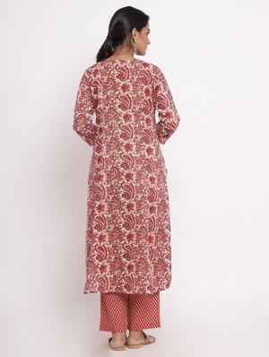 paisley kurta pant set - 17520612 - Standard Image - 4