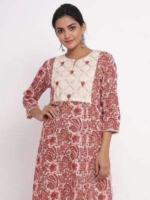 paisley kurta pant set - 17520612 - Standard Image - 5