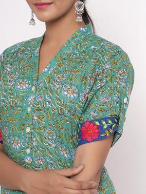 floral kurta pant set - 17520613 - Standard Image - 5