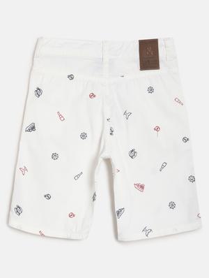 white cotton shorts & three fourth - 17520617 - Standard Image - 2