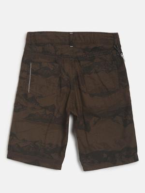 brown cotton shorts & three fourth - 17520618 - Standard Image - 2