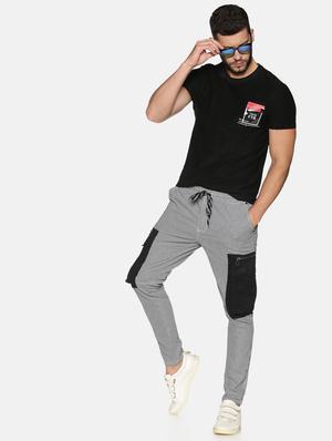 grey checkered chino trouser - 17520620 - Standard Image - 4