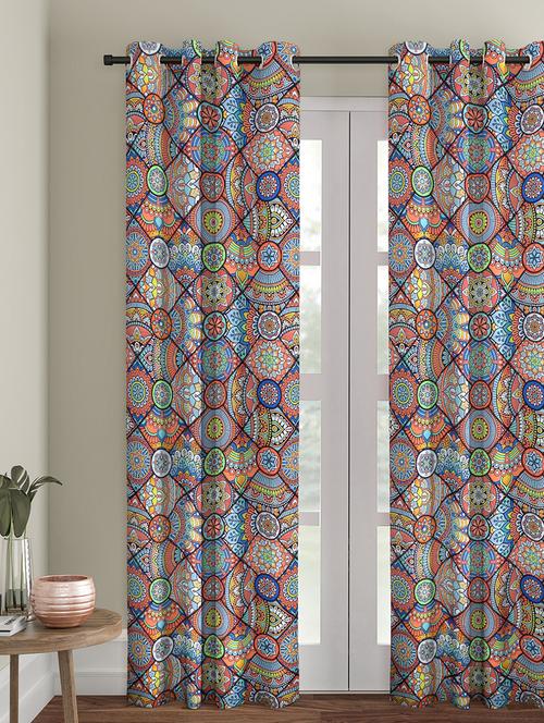 cortina digital print polyester pack of 1 curtain - 17520676 - Standard Image - 1
