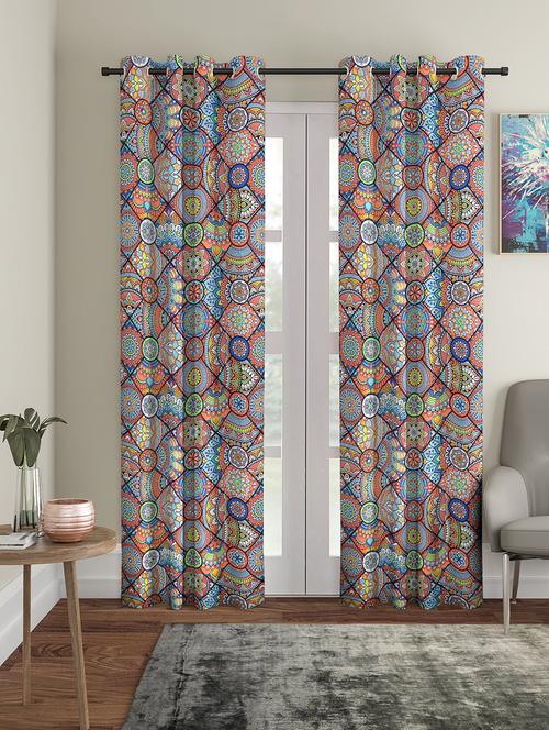 cortina digital print polyester pack of 2 curtain - 17520853 - Standard Image - 1