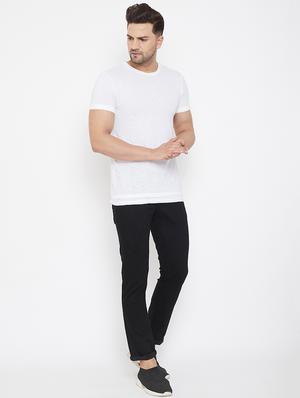 black denim washed jeans - 17521011 - Standard Image - 4