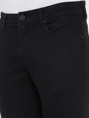 black denim washed jeans - 17521011 - Standard Image - 5