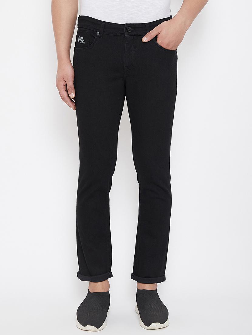 black denim washed jeans - 17521011 - Zoom Image - 1
