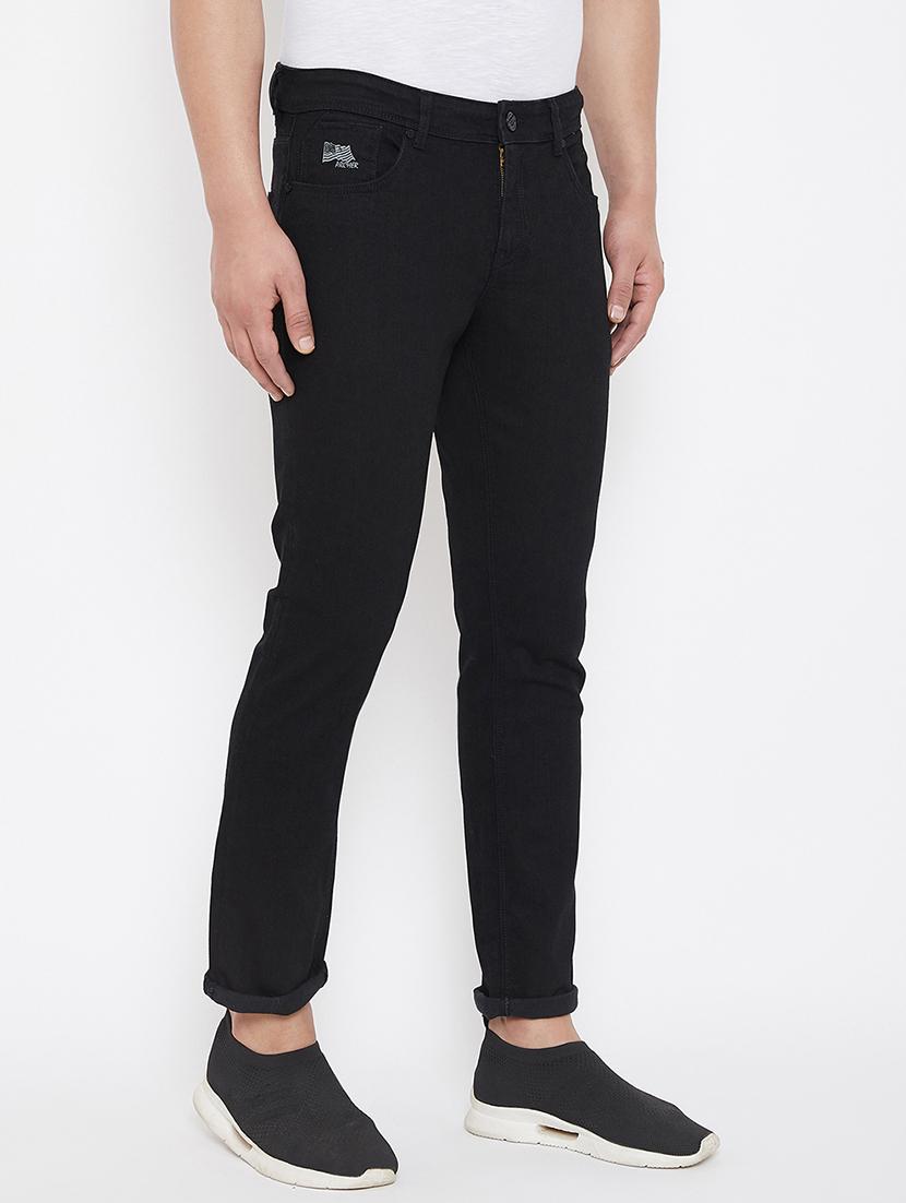 black denim washed jeans - 17521011 - Zoom Image - 2