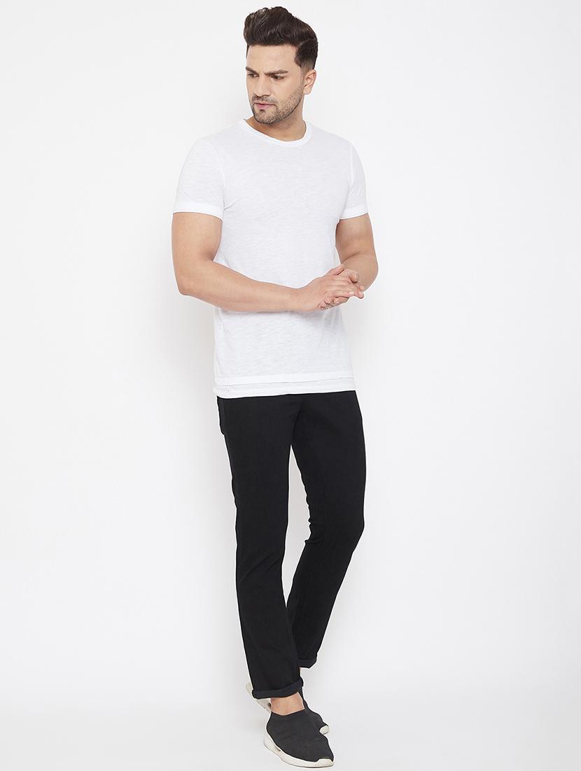 black denim washed jeans - 17521011 - Zoom Image - 4
